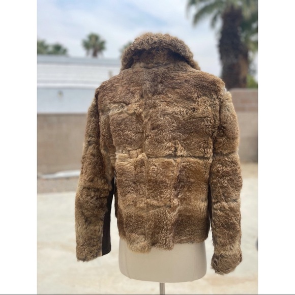Rabbit fur jacket size 12 - Picture 7 of 8